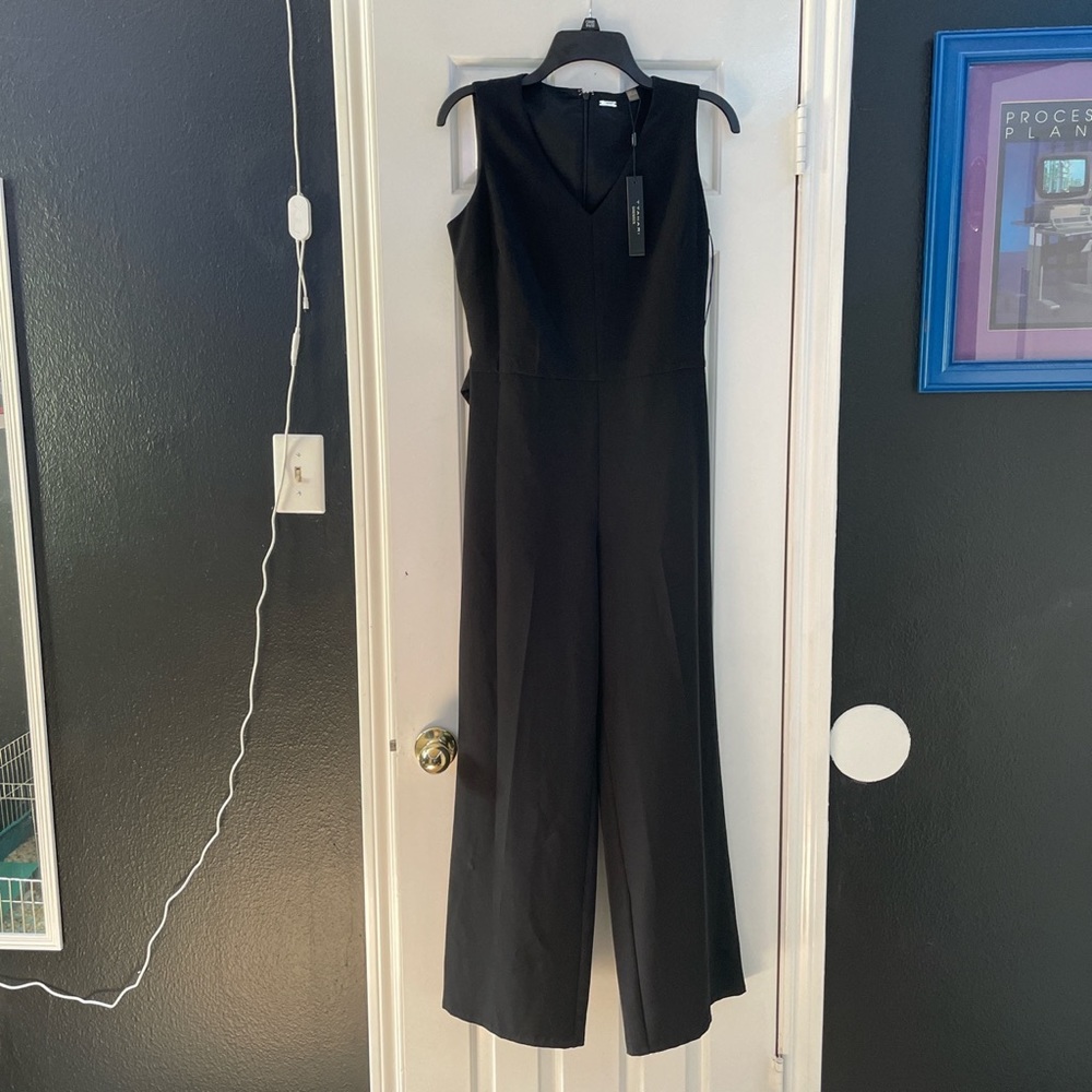 tahari all black jumper size 8 tall brand new with original tags